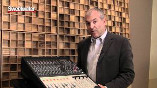 Focusrite Control 2802 analog console and Ethernet controller overview [upl. by Hgielsa]