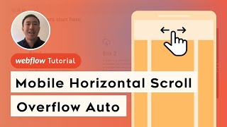 Mobile Horizontal Scroll in Webflow using Overflow Auto [upl. by Adanama]