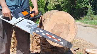 Stihl MS 661 vs Makita 7900 vs Dolmar 7900 vs MS 661 ported same bar amp chain [upl. by Lemmie348]