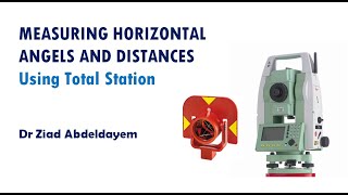 Surveying  Measuring Horizontal Angles and Distances Using Total Station or Theodolite [upl. by Ariana690]