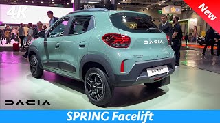 Dacia Spring 2023 Facelift  FULL Review in 4K  Expression Exterior  Interior Price [upl. by Lemart]