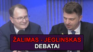 Giedrimas Jeglinskas ir Dainius Žalimas  LRT Debatai  Karalius Reaguoja [upl. by Rosabel]