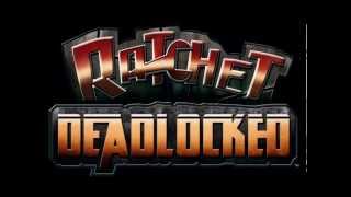 Ratchet Gladiator Deadlocked  Catacrom IV  All Aboard the Landstalker [upl. by Aihsekram941]