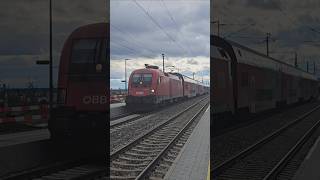 Wiesel passing GuntramsdorfThallern train railway trainspotting austria [upl. by Asirrak]