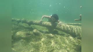 Mermaid Swimming the Frio River  Mertailor Water Lily [upl. by Kaasi948]