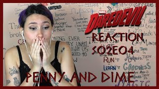 Daredevil Reaction S02E04 Penny and Dime [upl. by Eirallam959]