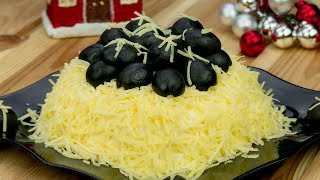 Este salata nr 1 pentru masa de Revelion și se numește ”Perle negre pe zăpadă”  SavurosTV [upl. by Ching]