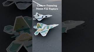 Custom Freewing 70mm F22 Raptors motionrc rcplane rcaircraft aviation rcpilots [upl. by Turnheim10]