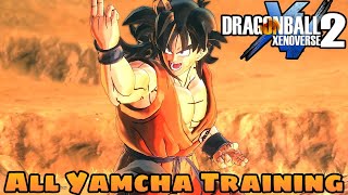 All Yamcha Training in DRAGON BALL XENOVERSE 2 [upl. by Harak]