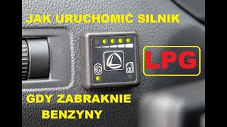 Jak odpalić auto LPG nie mając benzyny TRYB AWARYJNY [upl. by Pyle439]