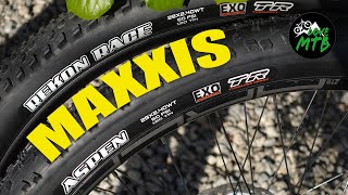 Maxxis Rekon Race and ASPEN 24 WT XC Race tires Quick Check [upl. by Rohclem]