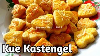 RESEP KUE KASTENGEL KEJU RENYAH DAN ENAK ALA DAPUR DINA [upl. by Evette242]