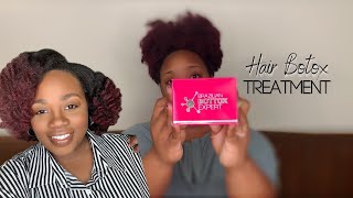 Hair Botox Treatment On Natural Hair [upl. by Yakcm]