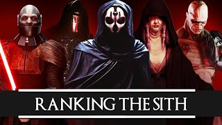 Ranking the Sith From Weakest To Strongest KOTOR Era [upl. by Paulsen]