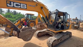 Many JCB Backhoes and Truck do Multiple Works in Melapalayam Railway Station  Jcb and Excavators [upl. by Kerstin]