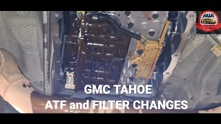 ATF and Filter Change GMC TAHOE 2019 53L [upl. by Manwell374]