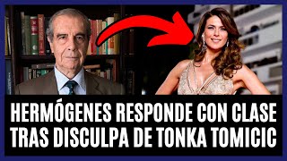 ¡CON CLASE Hermógenes RESPONDIÓ a Tonka Tomicic tras aparecer DISCULPÁNDOSE por censurarlo [upl. by Amoeji597]