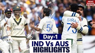 WTC Highlights Day 1 Ind Vs Aus WTC Final Full Match Highlights Day 1  Ind Vs Aus Test Highlights [upl. by Nhor]