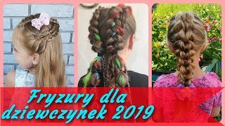 Top 20 ✨ fajne fryzury dla dziewczynek 2019 [upl. by Zebedee]