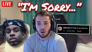 Adin Ross Apologizes To Polo G [upl. by Cross]