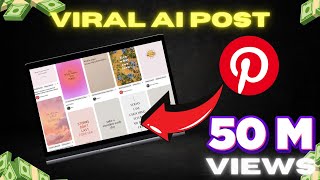 Heres How To Make Monetizable Pictures For Pinterest Using AI ONLY [upl. by Anauqed]