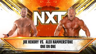 ALEX HAMMERSTONE VS JOE HENDRY WWE 2K24 ONLINE UNIVERSE [upl. by Aurlie]