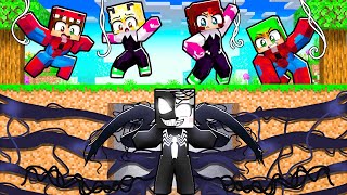 ¡CAZADORES vs VENOM en Minecraft 😱🔪 [upl. by Sucitivel]