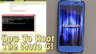 How To Install Custom Recovery and Root the Motorola G Moto G [upl. by Deraj169]