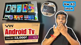 vw tv 43 inch review  vw 43 inch android tv  vw 43 inch 4k tv review [upl. by Stearns329]