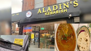 Central London parking notice Karachi ki Nihari at Aladdin kebabish London [upl. by Aitnwahs]