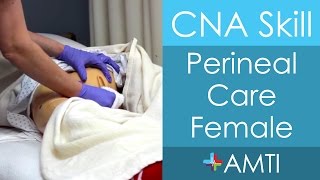 Perineal Care Female  CNA State Board Exam Skill [upl. by Dlareg]