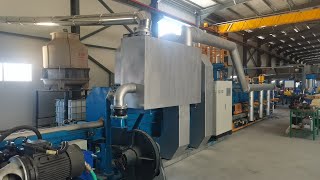 178mm 1800T aluminium extrusion press machine line [upl. by Orfurd]