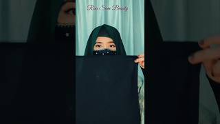 Party Wear Hijab 🥰 Styles With Niqab shorts [upl. by Murtagh454]