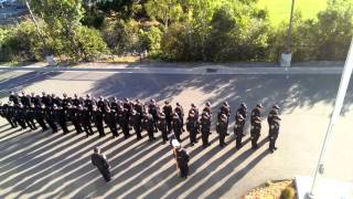 Police academy marching routine [upl. by Pomona355]