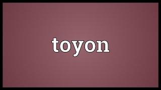 Toyon Meaning [upl. by Uyekawa640]