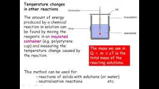 IGCSE Chemistry Energy Changes and Calorimetry UPDATED [upl. by Cariotta]