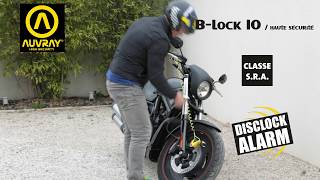 Antivol moto Auvray  B lock10 [upl. by Nagy]