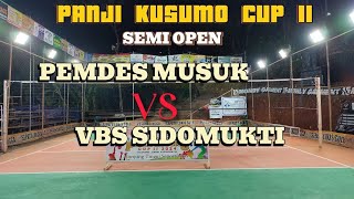 🔴SEMI OPEN PEMDES MUSUK VS VBS Sidomukti [upl. by Canotas]