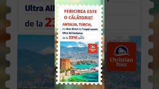 Vacanta Turcia  Antalya  Christian Tour [upl. by Assirol769]