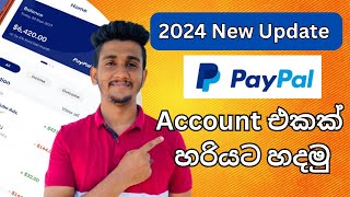 How To Create Paypal Account in 2024 I Paypal Account Sinhala I Paypal Sri Lanka [upl. by Rubin542]