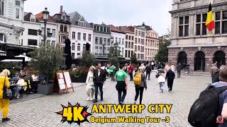 Antwerp Belgium  Walking in Antwerpen City🇧🇪 Part 3 of 4  Walking Tour  4K HDR [upl. by Gredel]