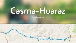 Ruta Casma Huaraz  drviajescom [upl. by Nwahsaj628]