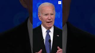 Biden struggles during US presidential debate shorts [upl. by Auqenahc56]