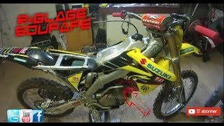 REGLAGE SOUPAPE SUZUKI RMZ 250 2010 partie 12 [upl. by Noam]