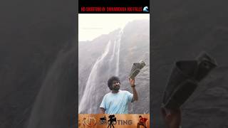 KD Shooting In Shivamogga Jog Falls 🌊😍  prems dhruvasarja jogfalls shorts [upl. by Voe520]