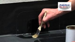 RubberBond ® FleeceBack EPDM Angled Wall Drain Installation [upl. by Laaspere]