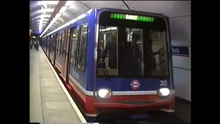 Docklands Light Railway first train to Bank 1991 [upl. by Durman163]