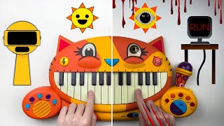 Normal Vs Horror Incredibox Sprunki Theme On Cat Piano [upl. by Fulbert205]