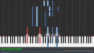 David Bowie  Life on Mars Synthesia Piano Tutorial [upl. by Arvo]