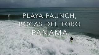 Playa Paunch Surfers Bocas del Toro Panama [upl. by Anuhsal272]